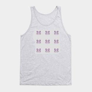 Cute cat pattern Tank Top